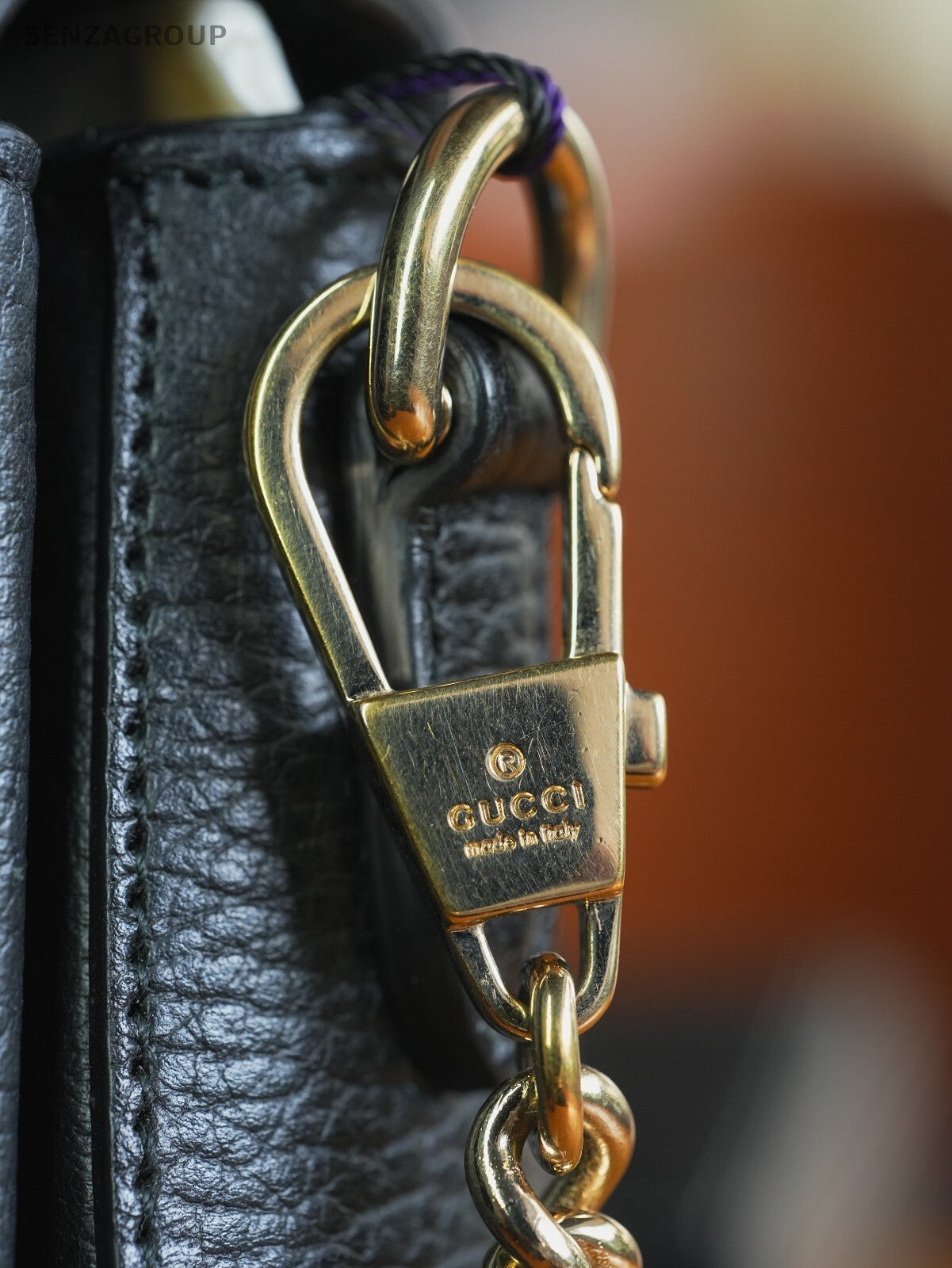 GUCCI Interlocking Top Handle Shoulder Bag