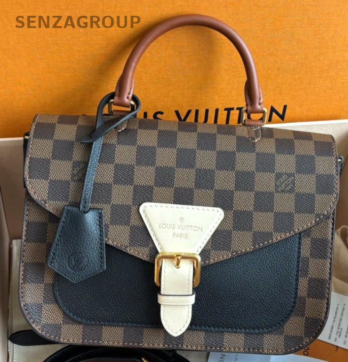 Louis Vuitton Damier Ebene Top Handle 2WAY Shoulder bag Almost Brand NEW