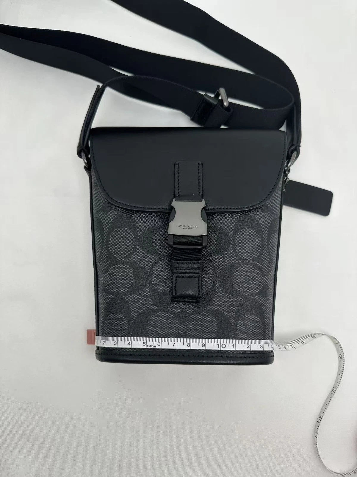Coach Women Leather Small French Fry Crossbody Bag