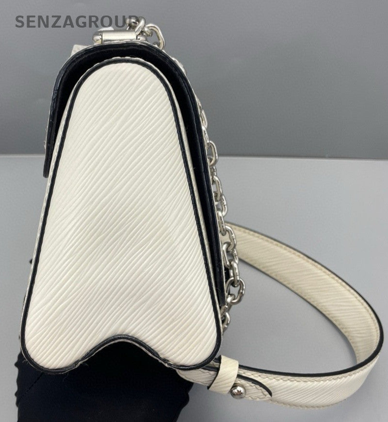 Louis Vuitton Twist PM Chain Strap Epi Leather Shoulder bag Cream White Women