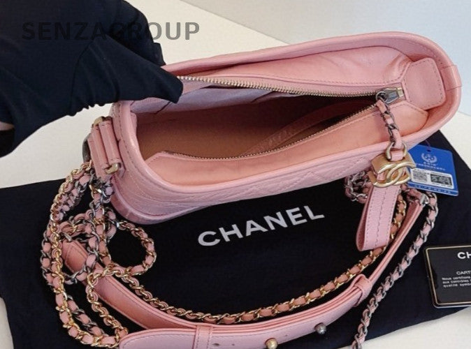 CHANEL Gabrielle Chain Sakura Pink Gold Shoulder bag Crossbody