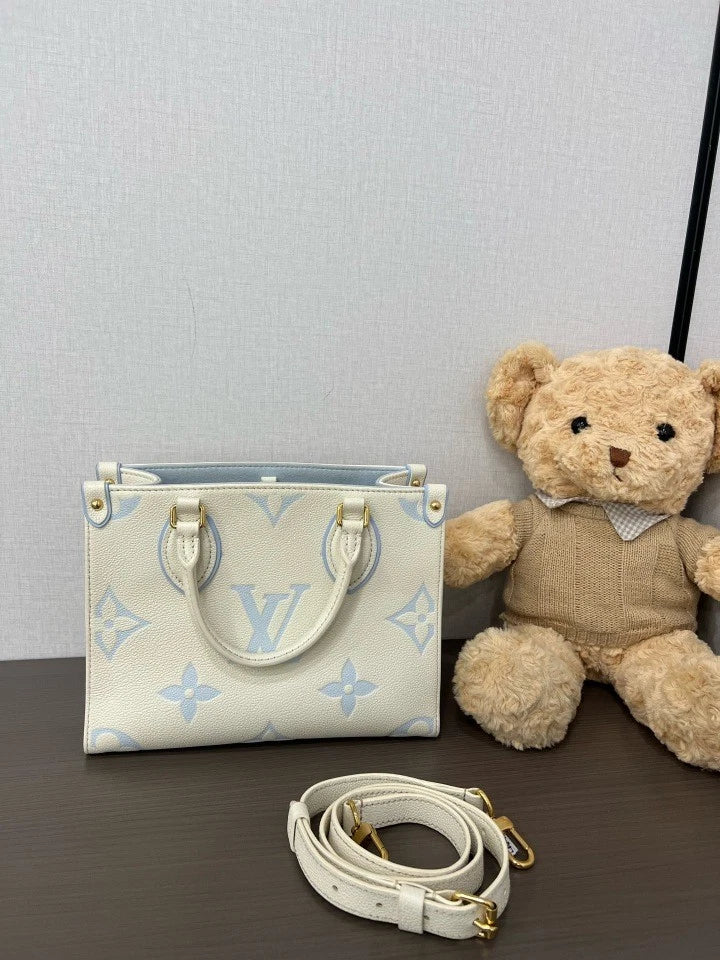 Louis Vuitton OnTheGo PM Empreinte Leather Tote Bag For Women