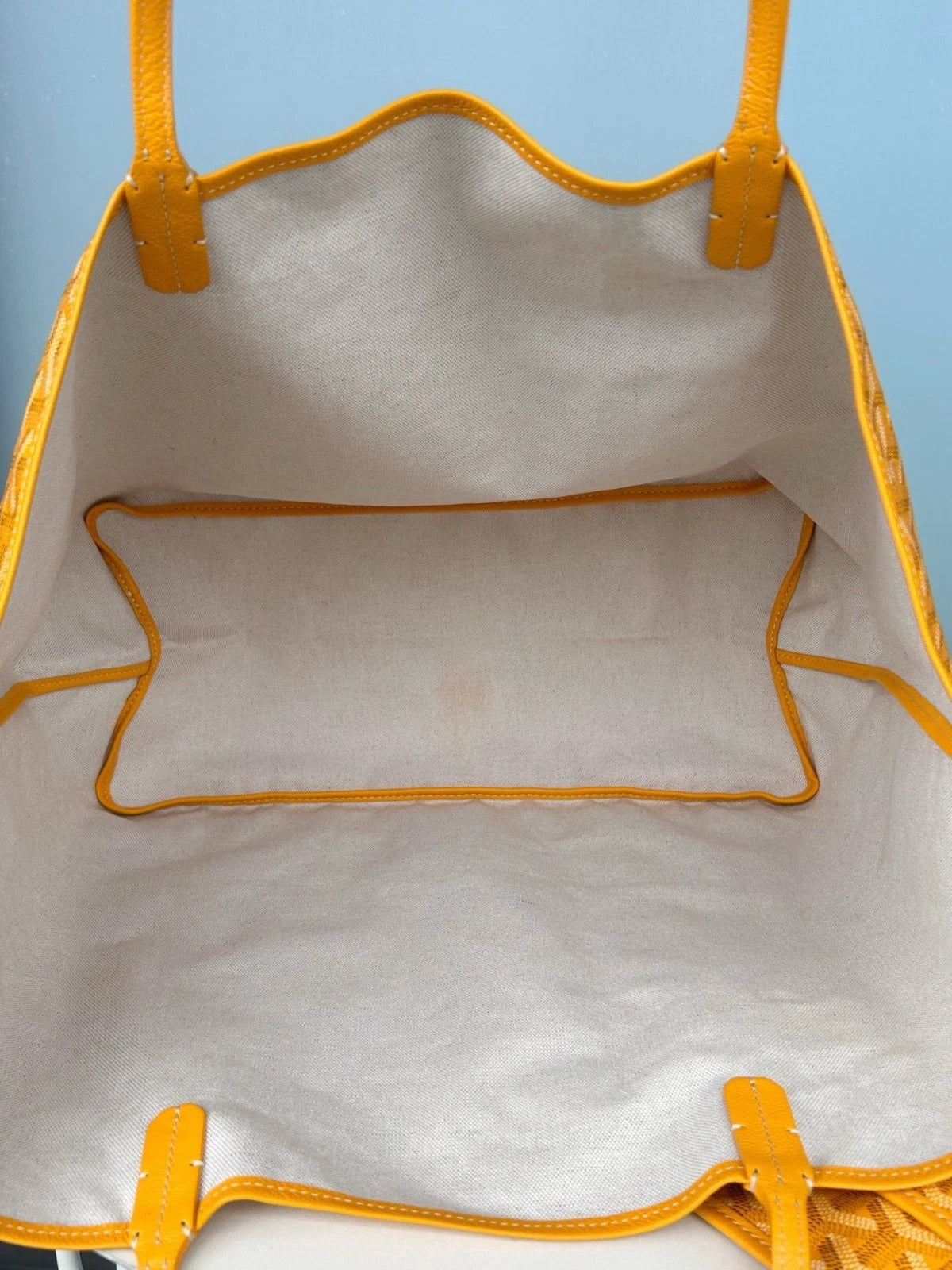 Goyard Tote GM Yellow Shoulder Bag Women Classic