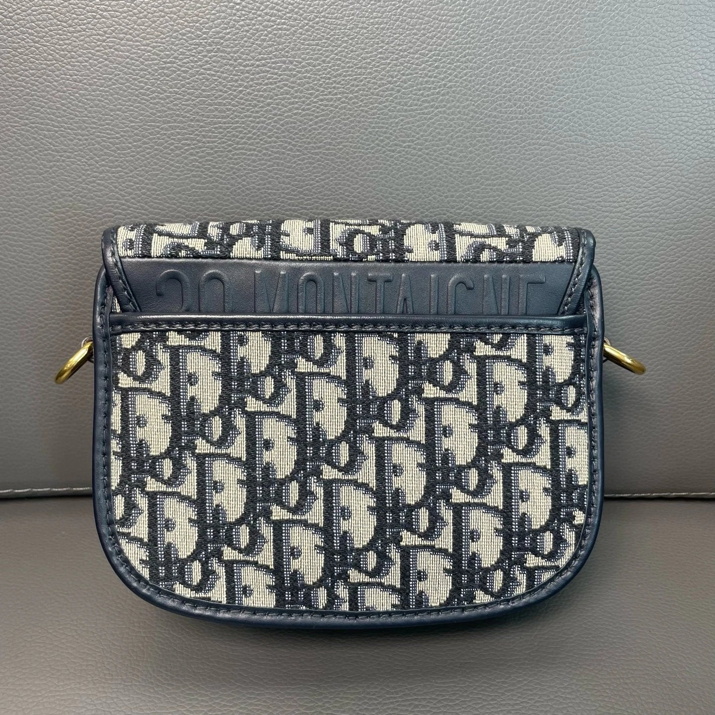 Dior Canvas Bobby Small Monogram Saddle Shoulder Bag For Women