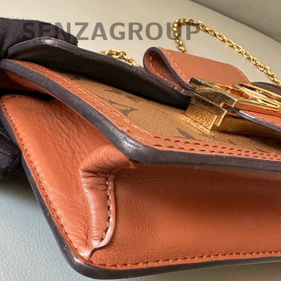 Louis Vuitton Monogram Dauphine Chain Wallet on Strap Crossbody Bag