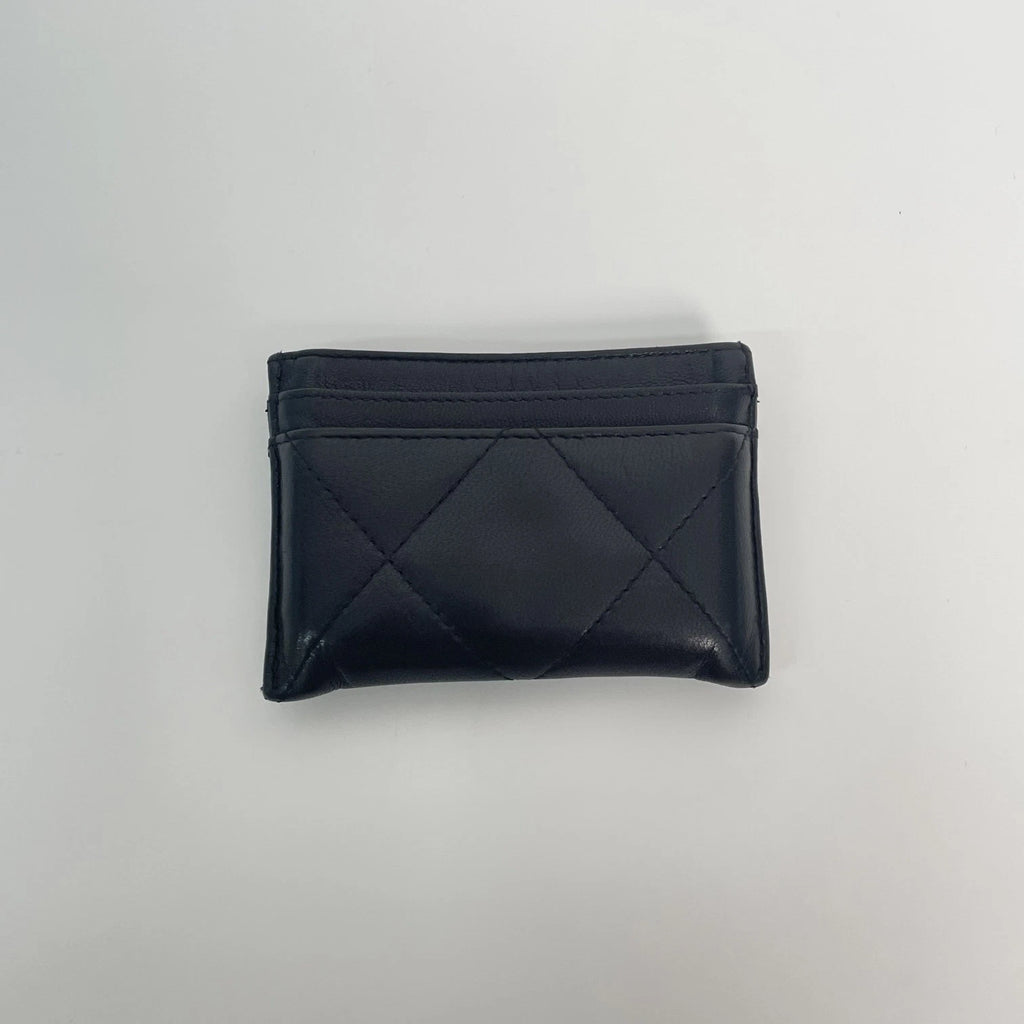 Chanel 19Bag Lambskin Black Gold Card Bag For Women