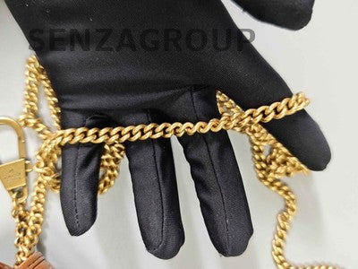 Gucci Marmont Mini Brown Gold Chain Crossbody Bag Classic Fashion
