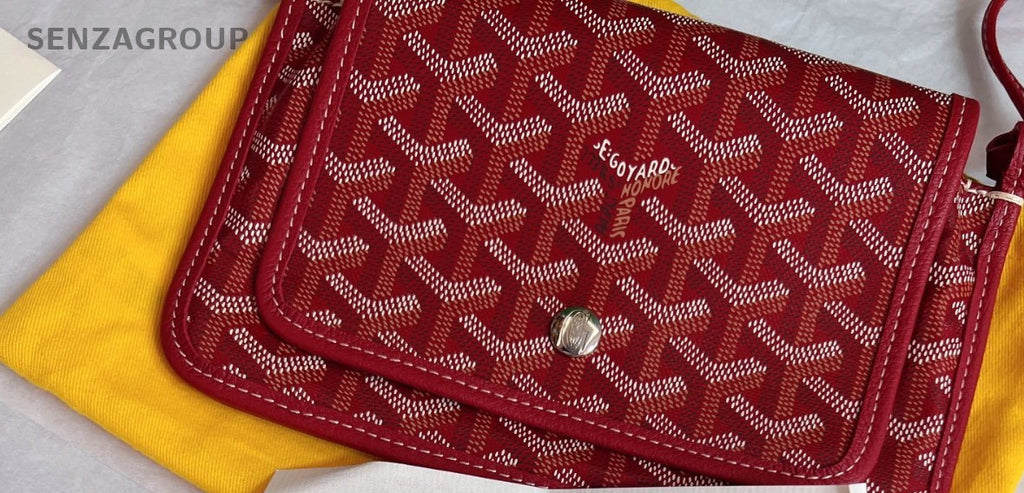 Goyard WOC Canvas Monogram Shoulder Clutch Crossbody Bag Women Red Brand new