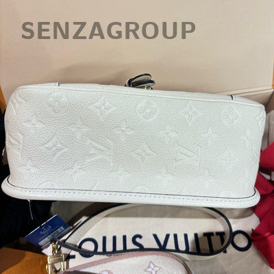 Louis Vuitton Monogram Empreinte Baguette Handbag Shoulder Bag White Gold