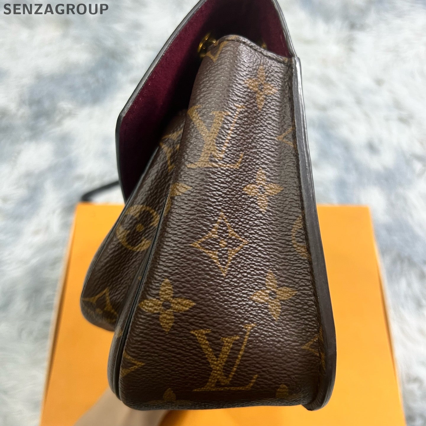 Louis Vuitton Monogram Messenger Chain Crossbody Bag for Women