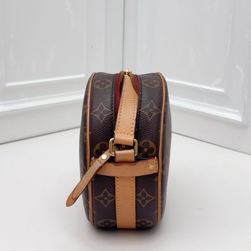 Louis Vuitton Monogram PM Shoulder Crossbody Bag Brown Women Classic