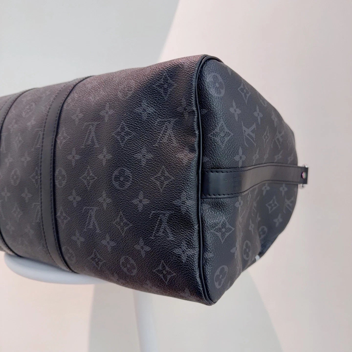 Louis Vuitton Keepall Black Shoulder Bag Excellent