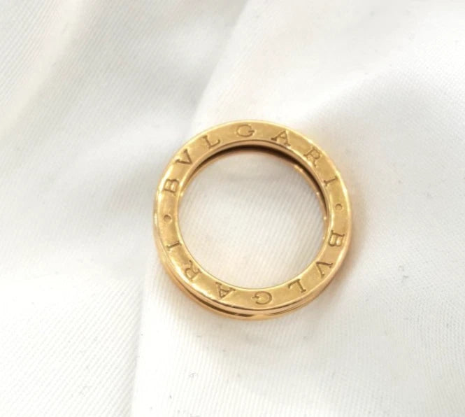 Bvlgari B.Zero1 18k Rose Pink Gold 1 Band Ring EU51/US5.75