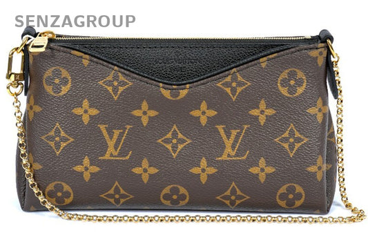 Louis Vuitton M41639 Monogram Pallas Clutch  Shoulder Bag