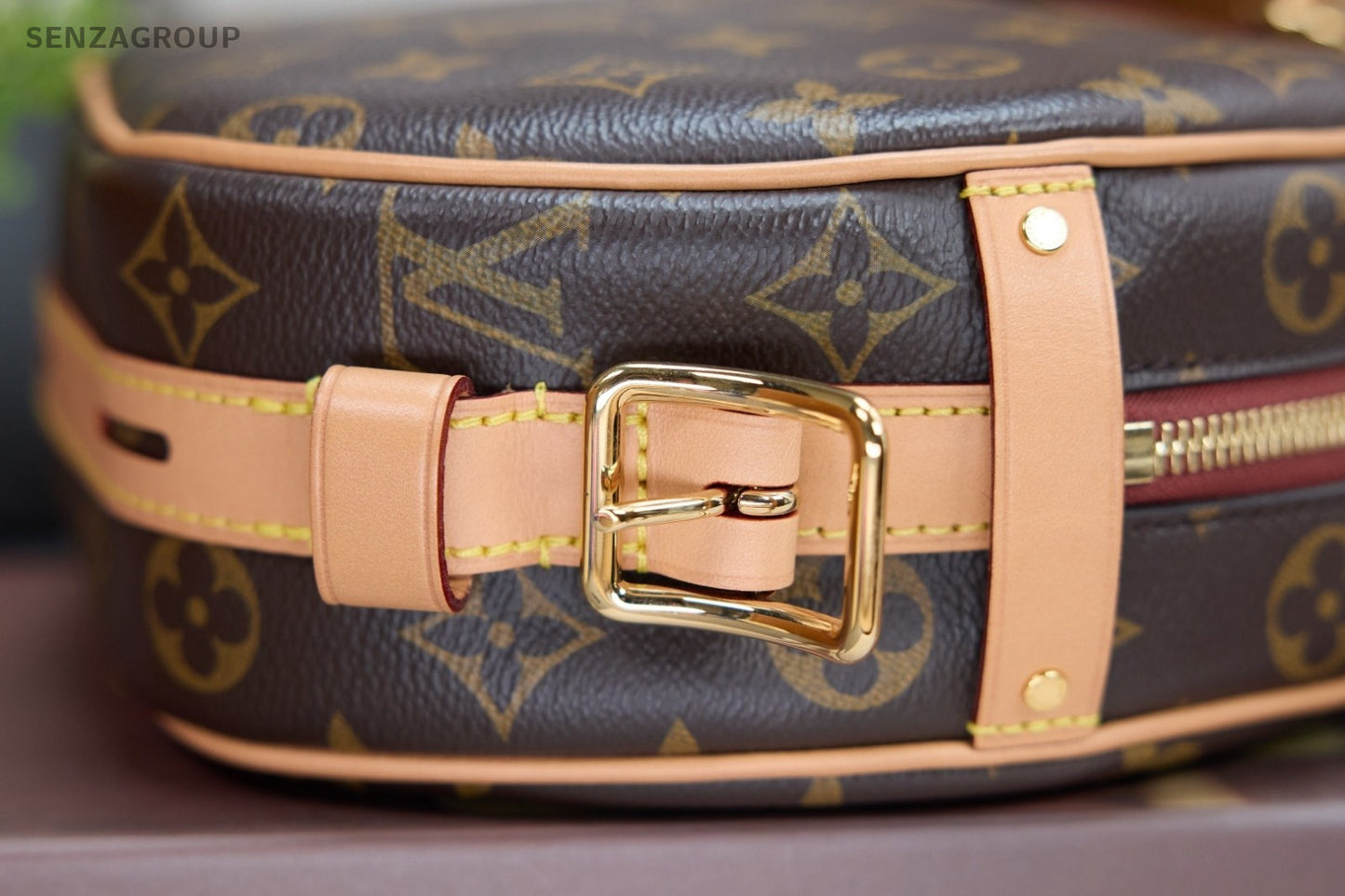 Louis Vuitton Monogram Boîte Chapeau Souple Shoulder Crossbody Bag Women Brown