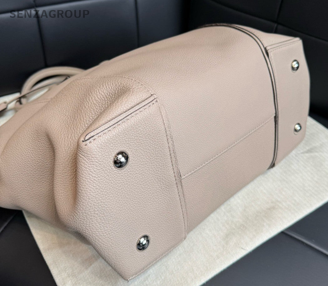 Louis Vuitton Lockit 2Way Top Handle Bag Shoulder Bag Gray Silver Women Classic