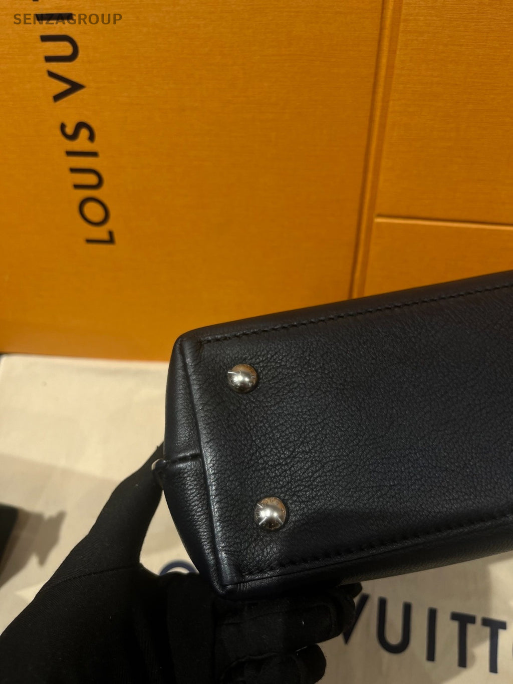 Louis Vuitton lockme ever Top Handle Shoulder Crossbody Bag Women Black