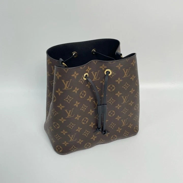 Louis Vuitton Neonoe Monogram Brown Canvas Bucket Bag Women