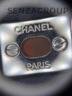 Chanel Classic Flap Medium Black Silver Lambskin Chain Shoulder Bag