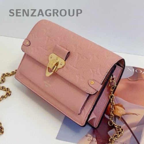 Louis Vuitton Vavin WOC Chain Shoulder Bag Crossbody Pink Gold Women Classic