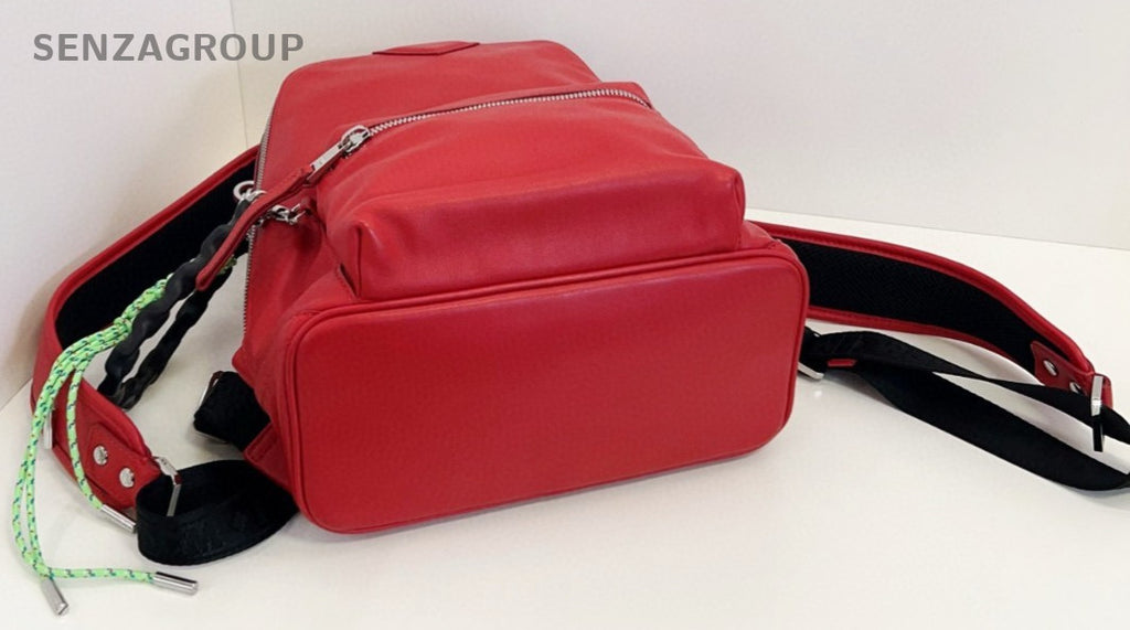 MCM Limited Edition Backpack Classic Red Calfskin Brand NEW Women