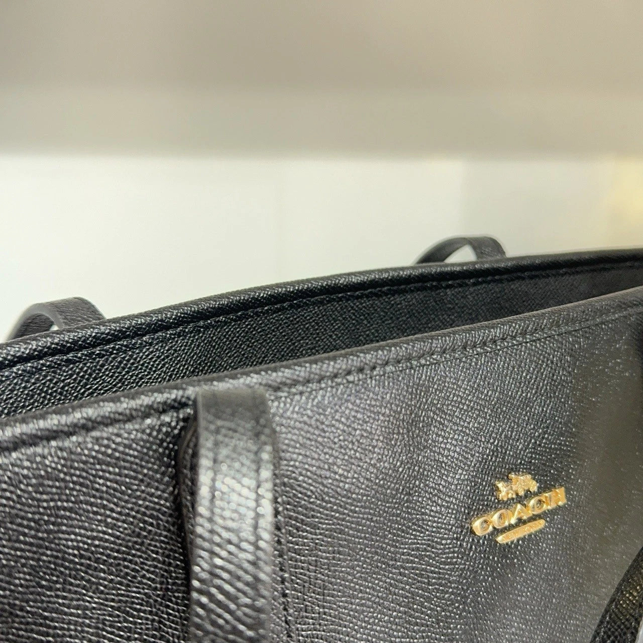 Coach Black Tote Shoulder Handbag For Women