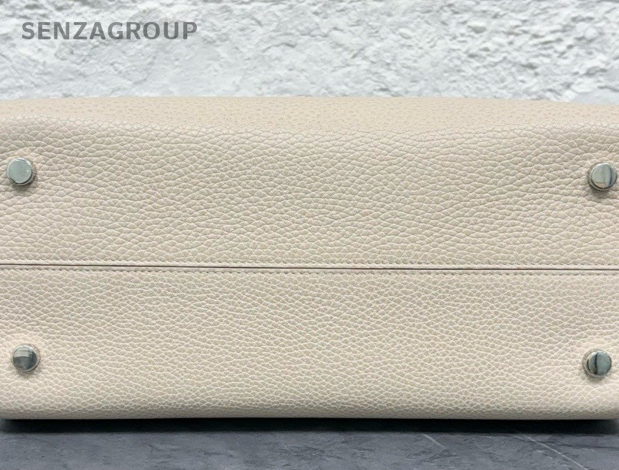Dior DIOREVER MM Top Handle Bag Pink Silver Leather Women Classic Designer