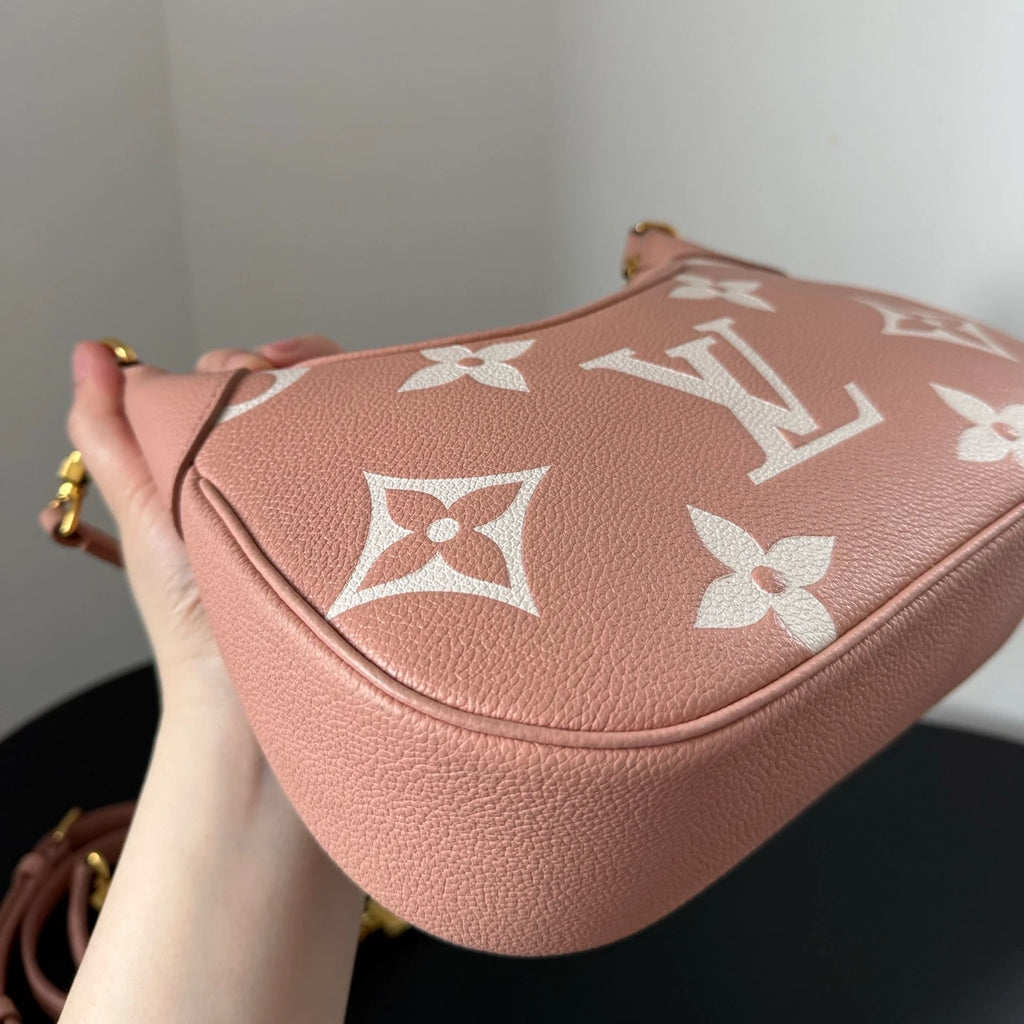 Louis Vuitton Boulogne Monogram Pink Crossbody Handbag Excellent