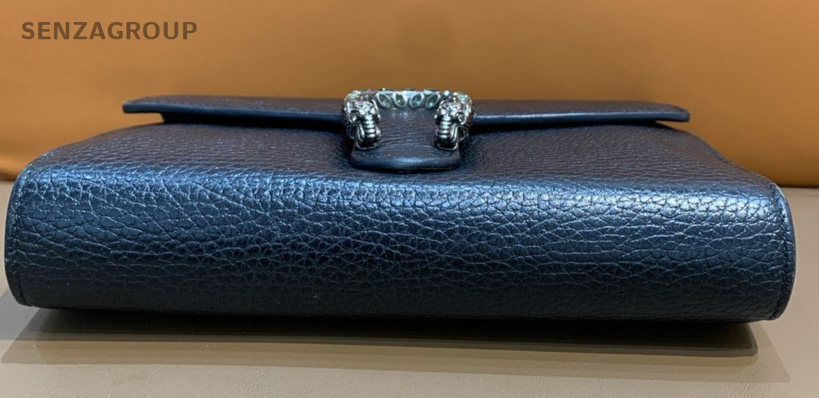 GUCCI Dionysus WOC Chain Shoulder bag Black Women