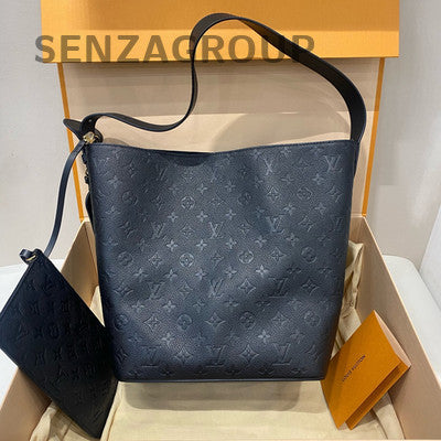 Louis Vuitton ALL IN Large Monogram Bucket Bag Black Women's Shoulder Tote
