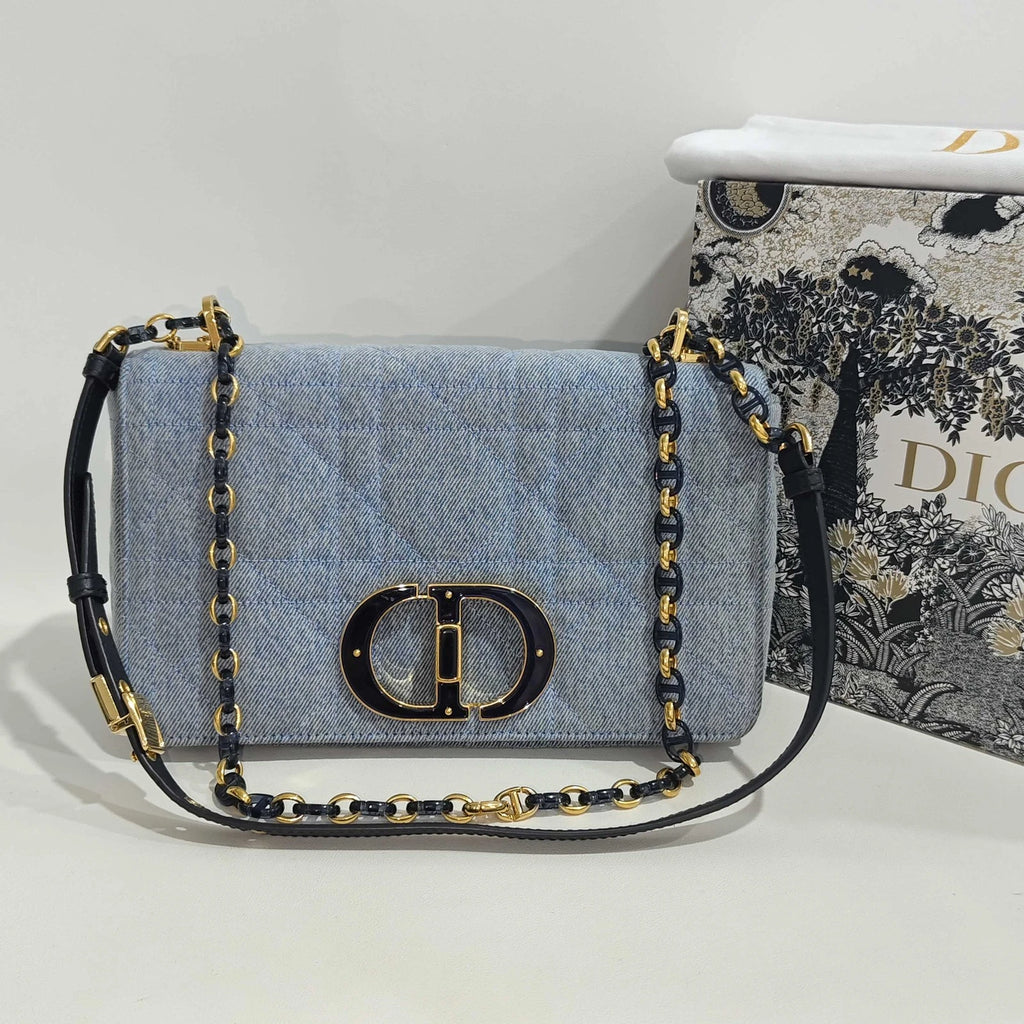 Dior Denim Caro Shoulder Crossbody For Women