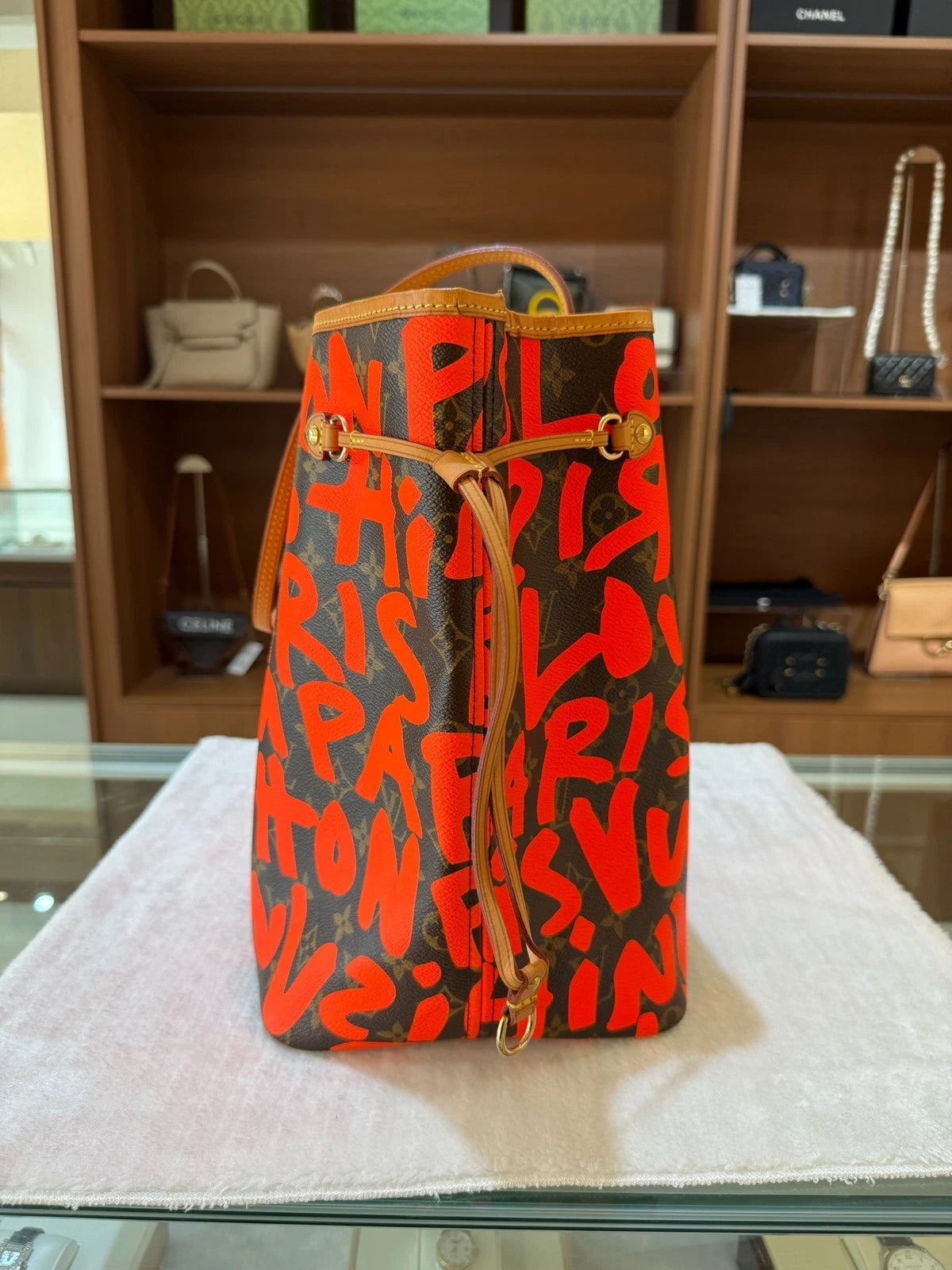 Louis Vuitton x Murakami Canvas Tote Shoulder Bag For Women