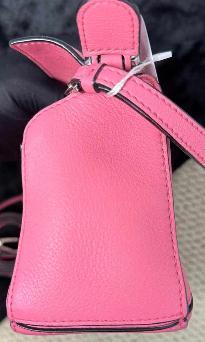 Loewe Mini Puzzle Calfskin 2ways Shoulder Crossbody Bag Classic Pink