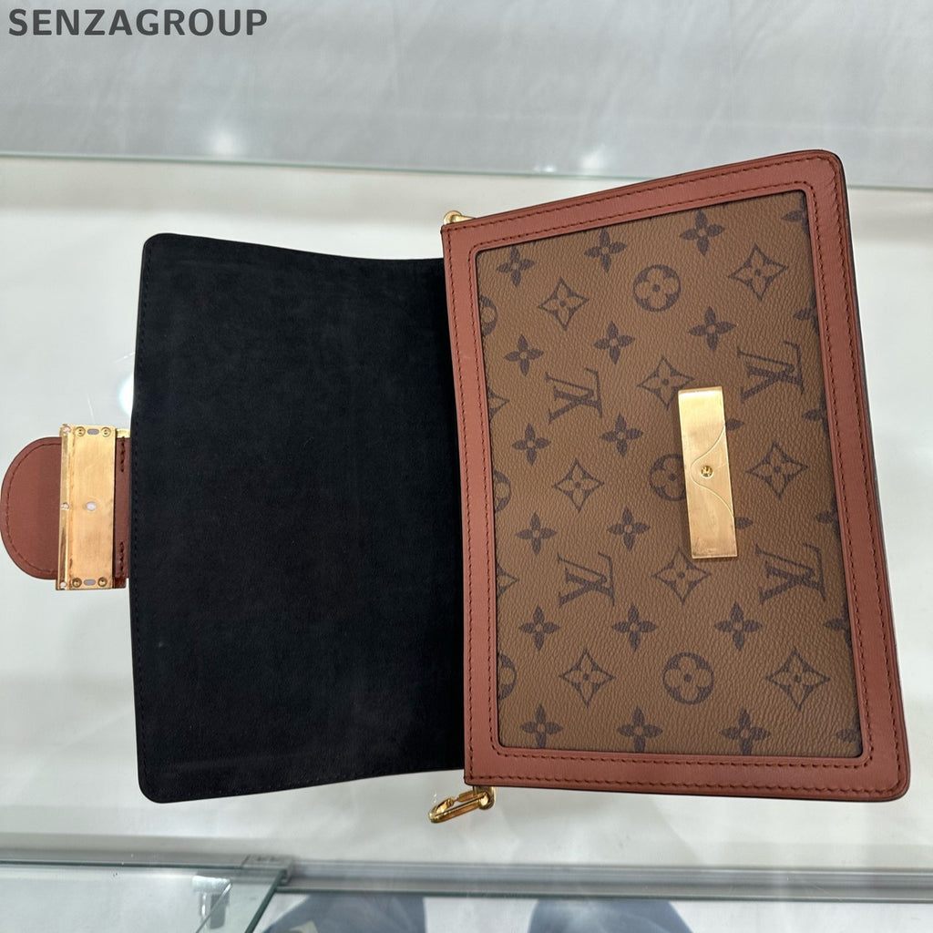 Louis Vuitton Monogram Daphne Medium Chain Shoulder Bag Classic Women