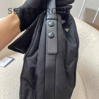 Prada Messenger Crossbody Bag Black Unisex Classic