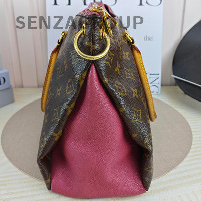 Louis Vuitton Pallas Monogram Medium Handbag Shoulder Bag Women's Classic