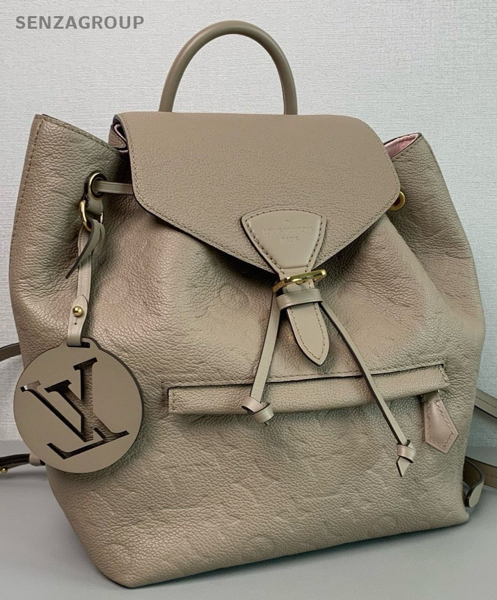 Louis Vuitton Montsouris Backpack Elephant Grey Alomost Brand NEW Chip Version