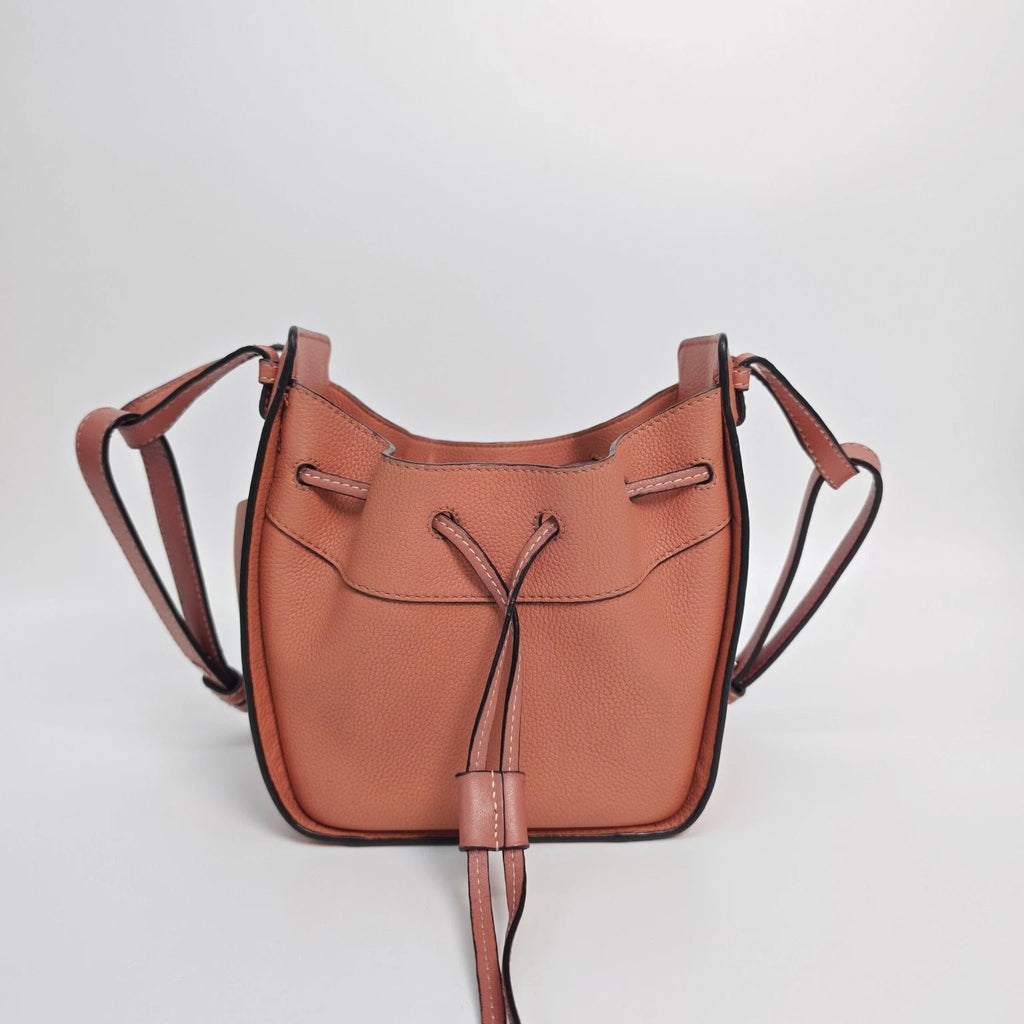 Loewe Mini Hammock Brick Red Leather Shoulder Crossbody Bag For Women