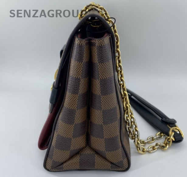 Louis Vuitton Vavin Chain Shoulder Bag Brown Purple Gold Women Classic Fashion