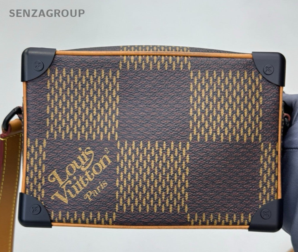 Louis Vuitton Nigo Soft Trunk Mini Monogram Shoulder Bag Crossbody Women Classic