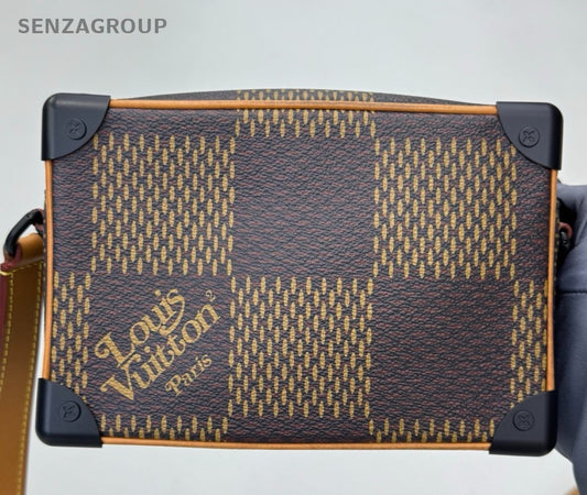 Louis Vuitton Nigo Soft Trunk Mini Monogram Shoulder Bag Crossbody Women Classic