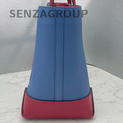 Hermès Maxi Cabas 30 Tote Handbag Blue Red Women's Fashion