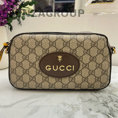 Gucci GG Supreme Tiger Camera Bag Crossbody Shoulder Bag Classic Women