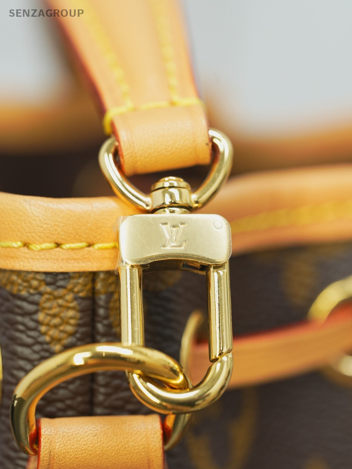 Louis Vuitton M81266 Monogram Coated Canvas Nano Noe Crossbody Bag