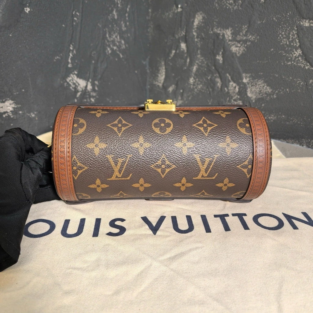 Louis Vuitton Papillon Canvas Shoulder Bag For Women