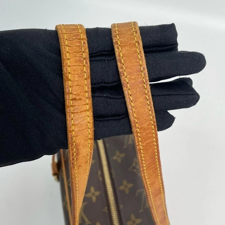 Louis Vuitton Vintage Canvas Open Mouth Box Handbag For Women