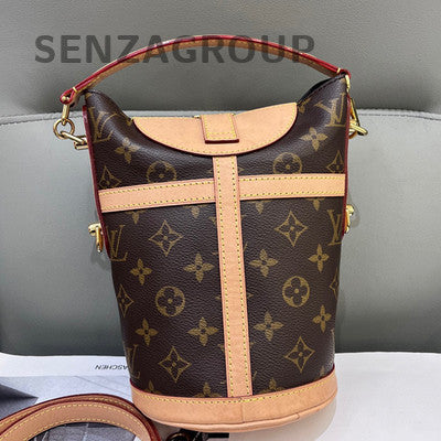 Louis Vuitton Monogram French Wallet Brown Gold Clasp Women's Classic