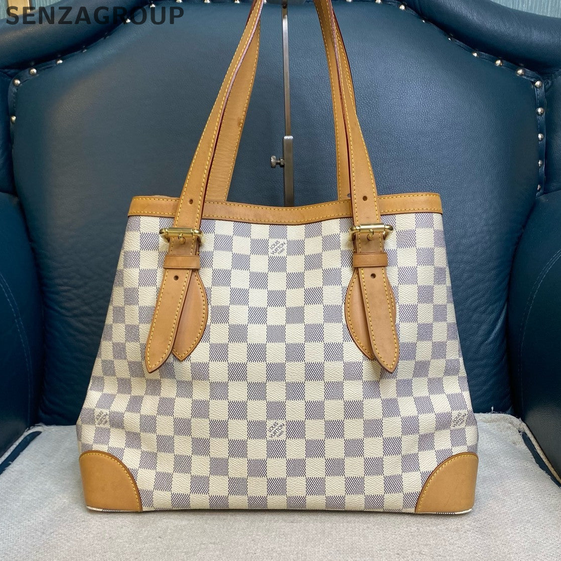 Louis Vuitton Damier Ebene Canvas Shoulder Bag Classic Women's