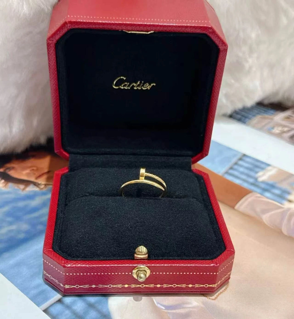 Cartier Juste un Clou Small Model Band Ring 18k Yellow Gold EU51/US5.75