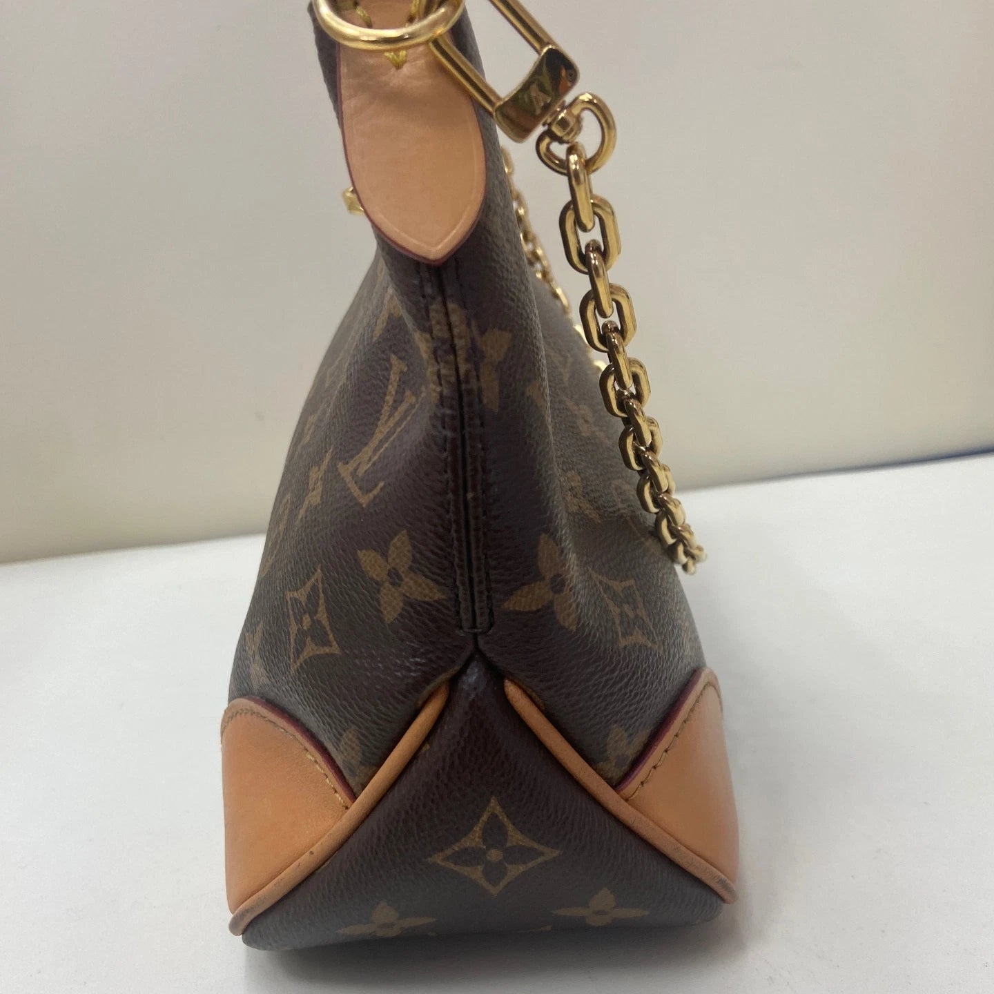 Louis Vuitton Boulogne Monogram Canvas Shoulder Bag Crossbody Excellent